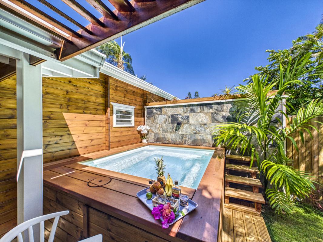 3.Guadeloupe Sainte-Rose- location villa 2 personnes-piscine